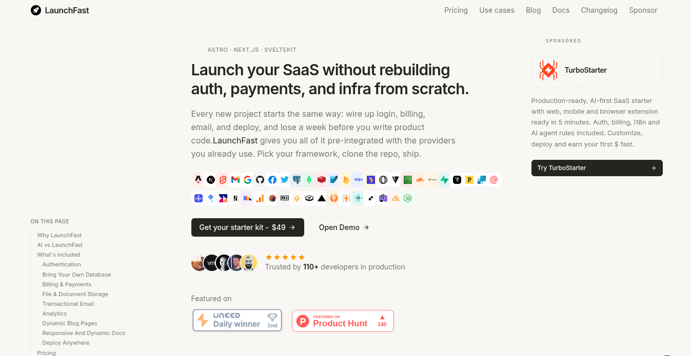 LaunchFast screenshot 1